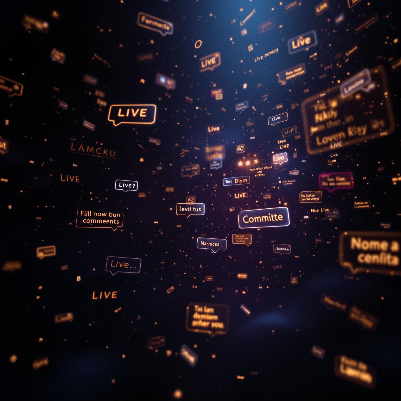 danmaku community visual